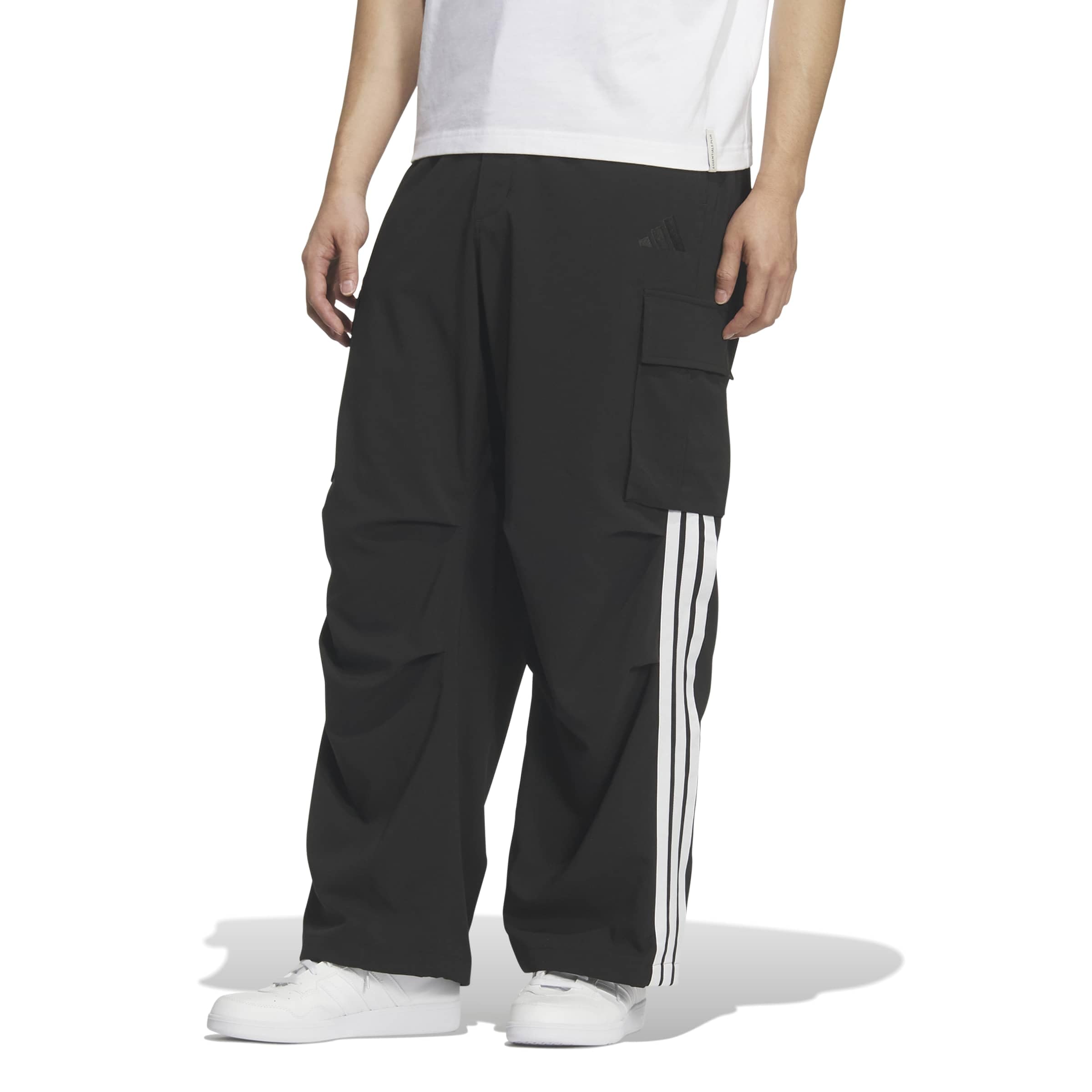 [アディダス] ロングパンツ CARGO 長袖 ST メンズ SH181 ブラック/ホワイト (KQ6923) L