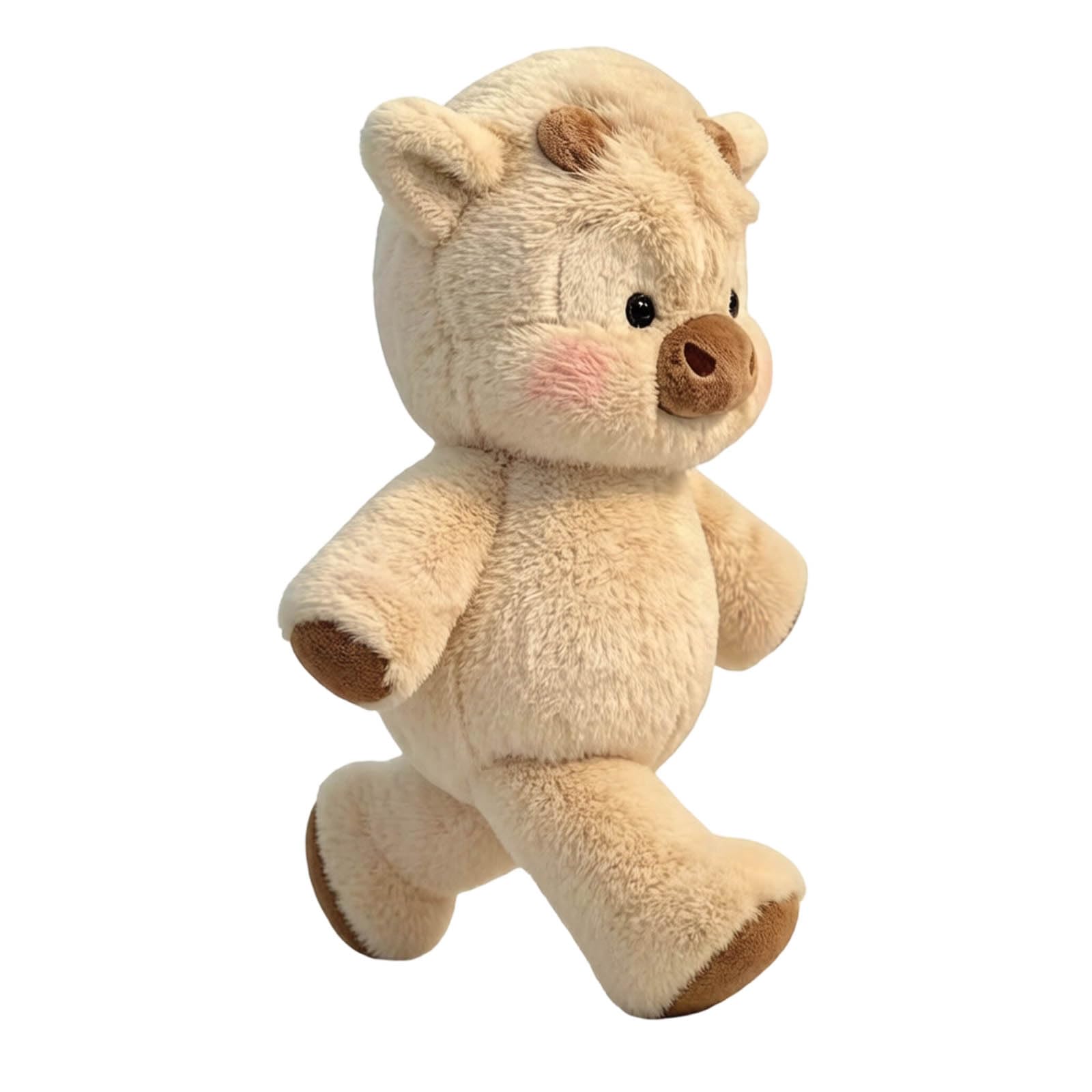 Peluche Che Corre- Peluche mucc Che Corre a 45cm Cuscino Morbido E Soffice, Bambola Da Collezione a Forma Di Pecora In Stile Cartone Animato, Animale Di Pe luche Per Uomini, Donne, Bambini E Ragazzi