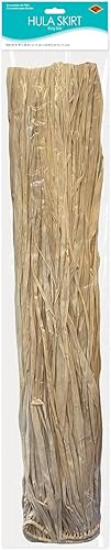 Miniatura 7 de Falda de rafia para hula, talla King, natural, accesorio de fiesta, 1 unidadpaquete