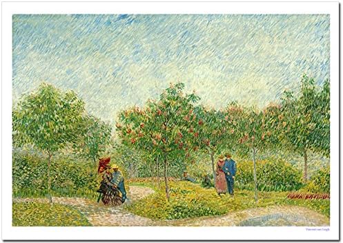 Amazon 世界の名画 ゴッホ アニエールのボワイエ ダルジョンソン公園のカップルたち B1 728ミリ 1030ミリ アートフレーム ポスター オンライン通販