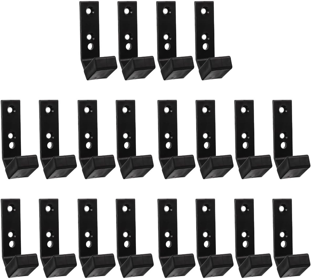 20 Pcs Barbell Stand Storage Hangers Commercial Gym Equipment Wall Mounted Hooks Barbell Organizing Rack Squat Rack for Commercial Use PC