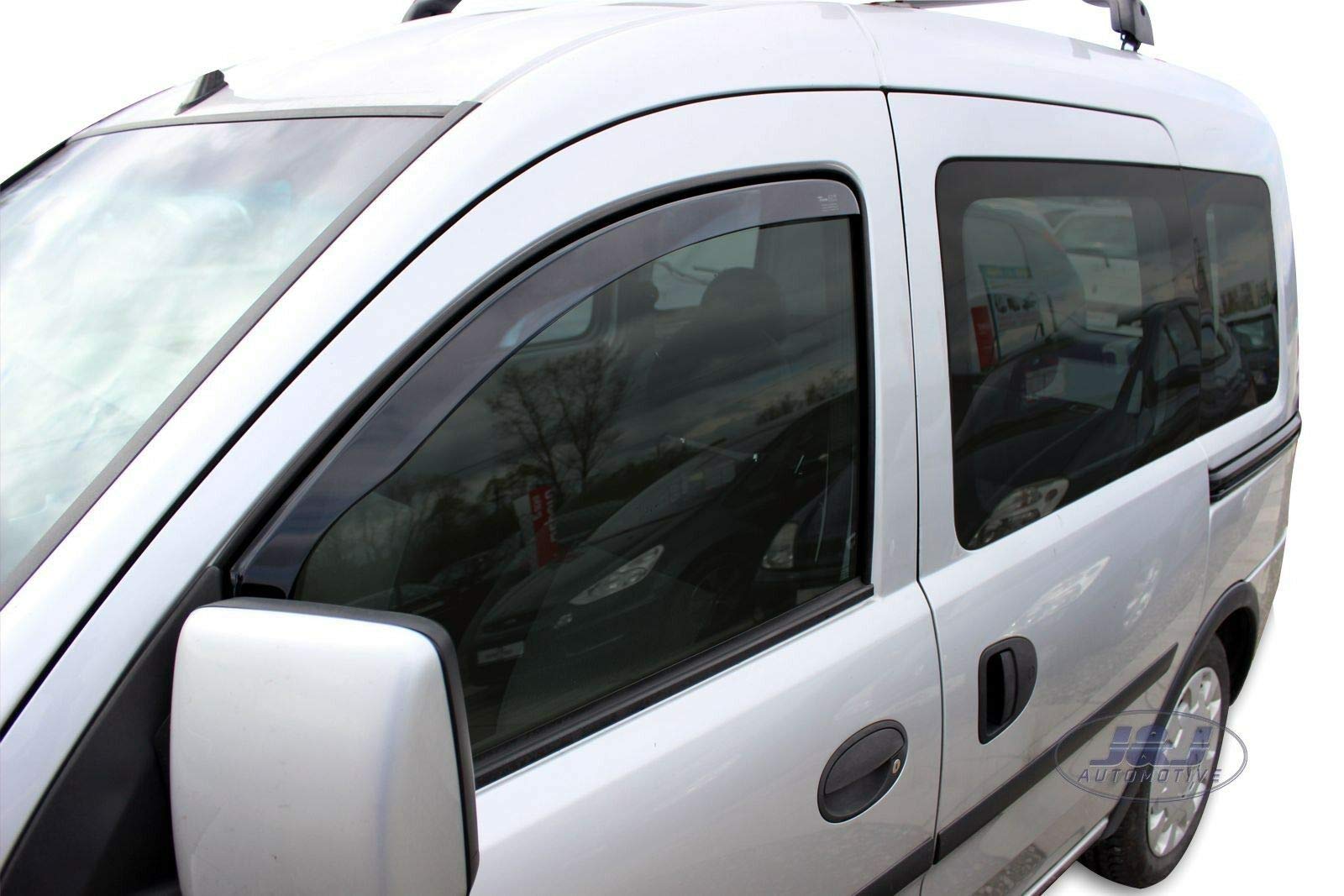 Deflettori D'Aria Antiturbo Per Hyundai I20 3 Porte 2010-2014 - HEKO, Set 2 Pezzi, Grigio Fumé, Antipioggia