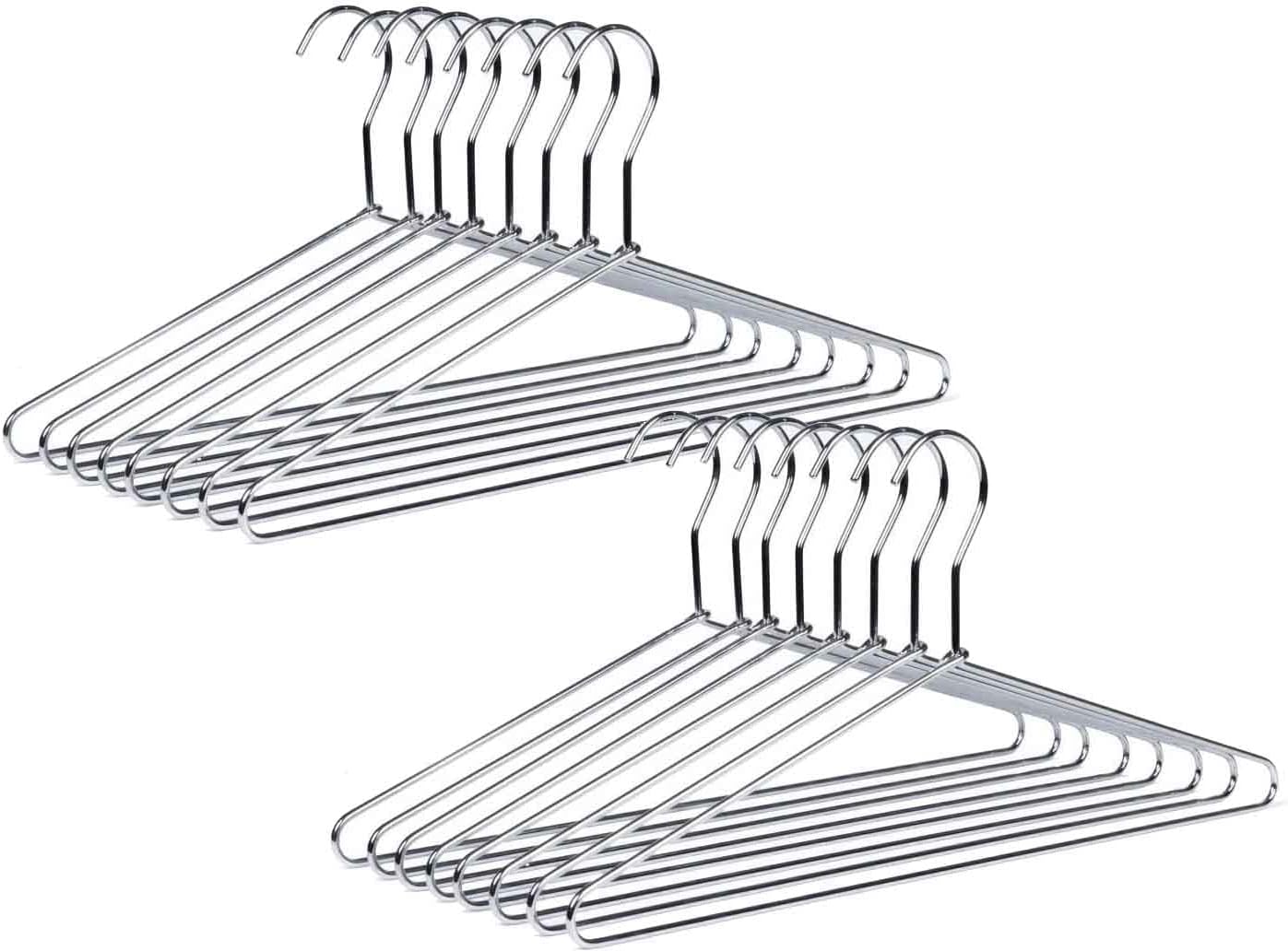 30 Quality Hangers Heavy Duty Metal Suit Hanger Coat