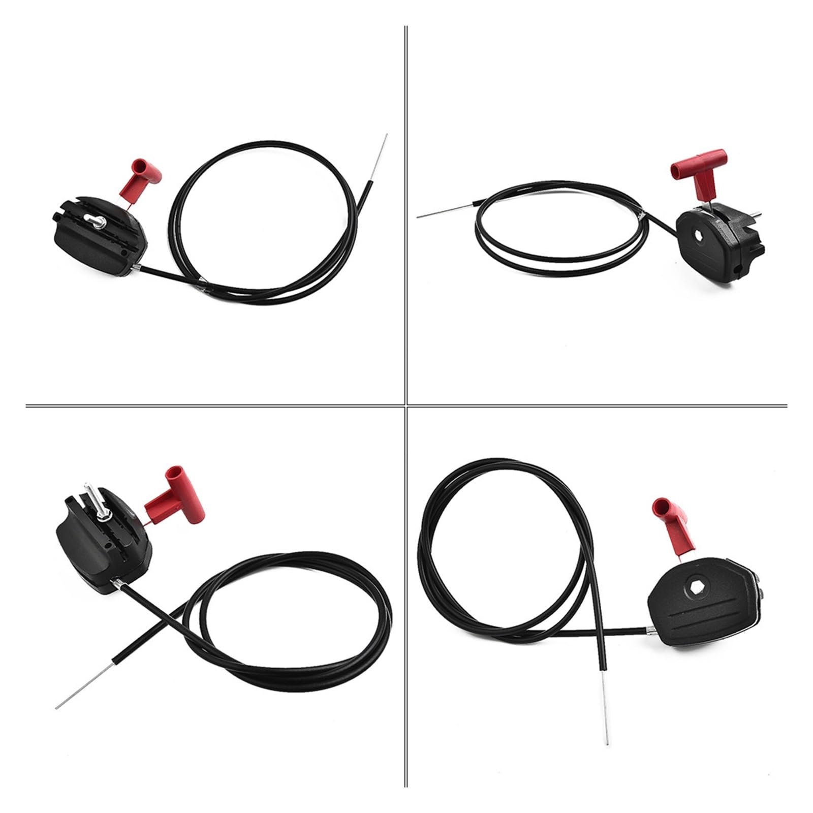 1 Juego de manija de Control de Palanca de estrangulación de Cable de Acelerador de aleación de 142cm y 56 Pulgadas for cortacésped, Herramientas de jardín, Accesorios for cortacésped