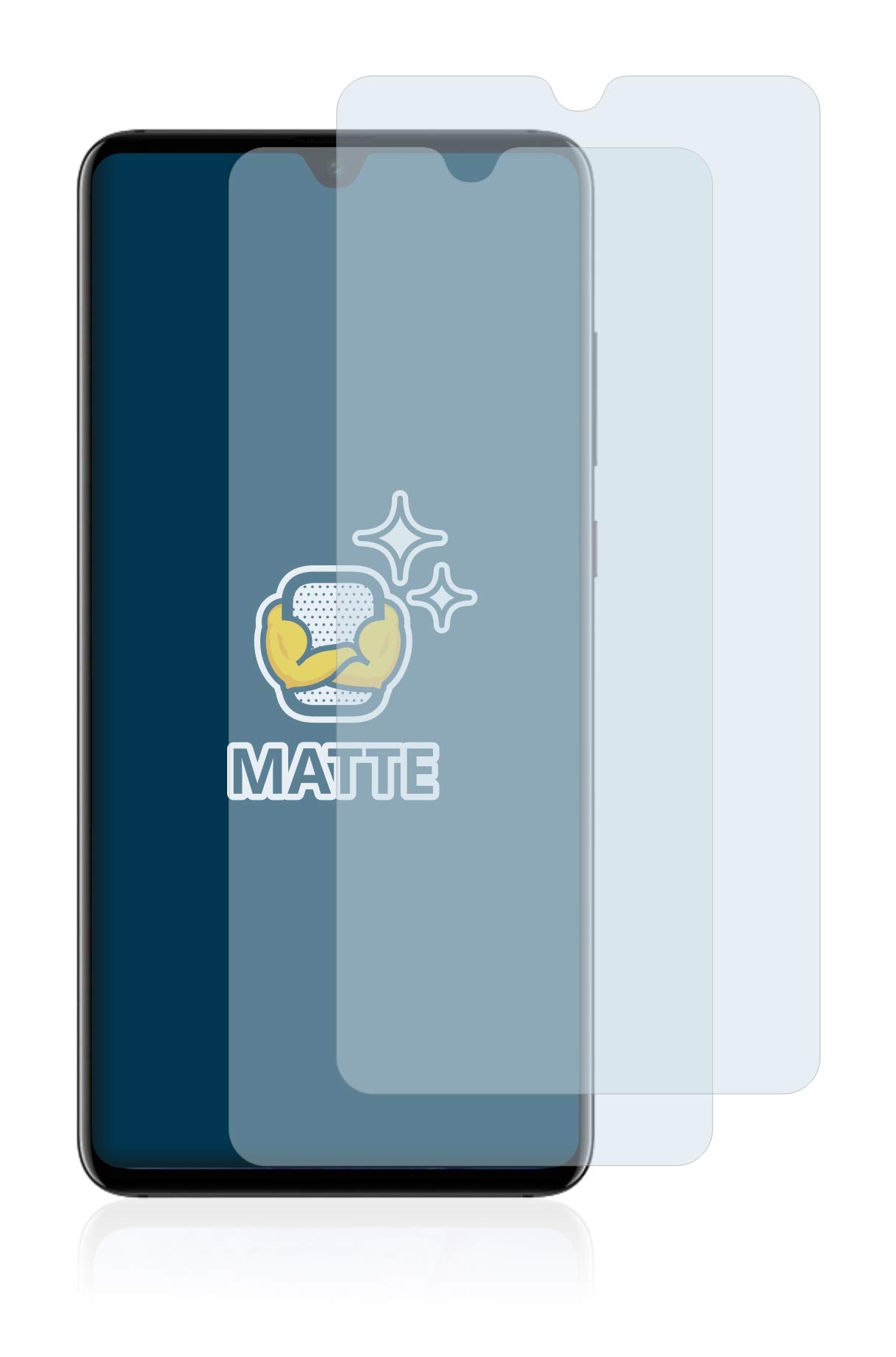 Brotect Pellicola Protettiva Per Huawei Mate 20 Lite (2 Pezzi) - Trasparente, Anti-impronte, Made In Germany, Leggermente Più Piccola Del Display