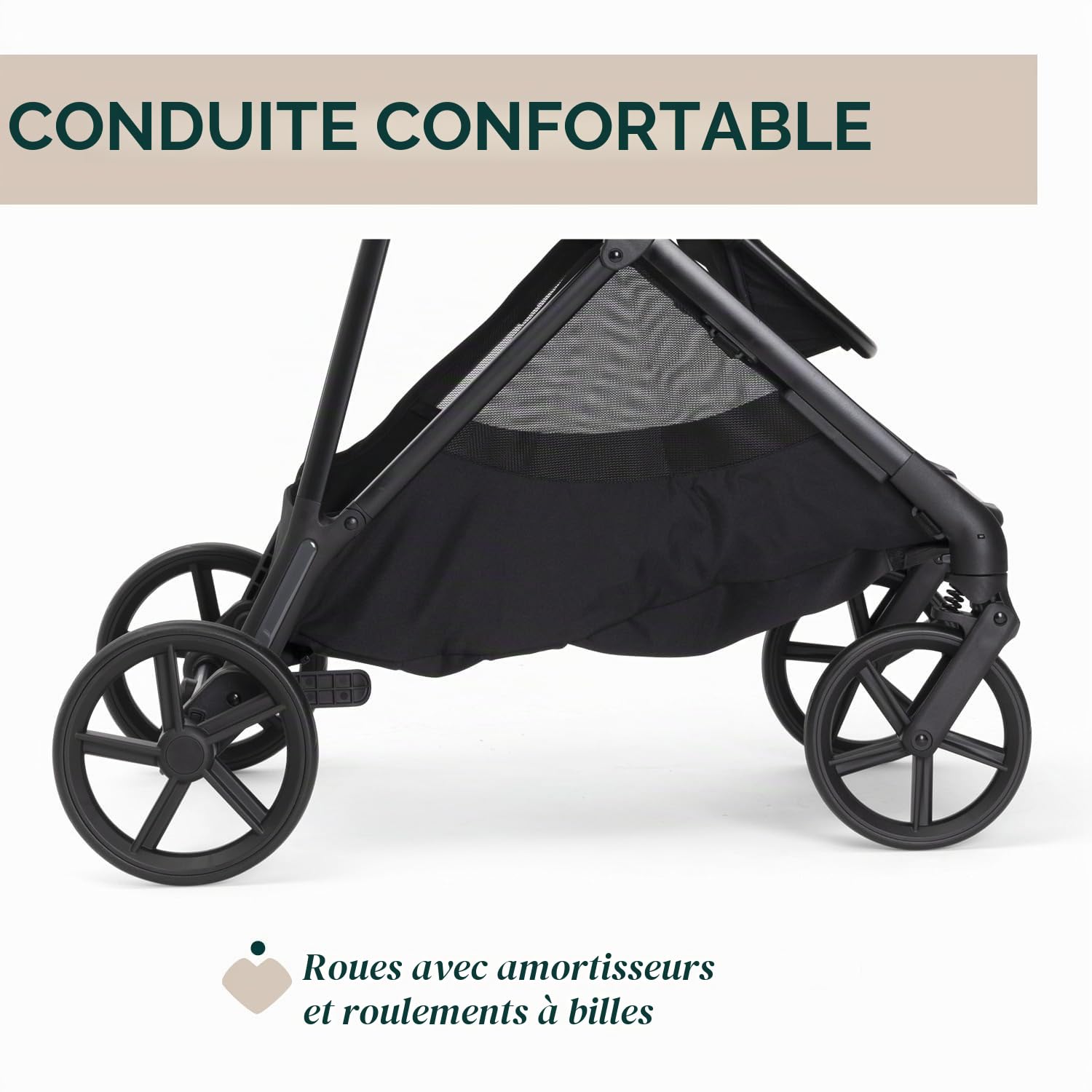 Chicco Poussette Seety, Poussette Légère et Compacte de 0 Mois à 4 Ans, Charge Max 22kg, Poussette Pliable, Dossier Inclinable, Fermeture Automatique en 1 Geste, Canopy Pare-soleil et Habillage Pluie