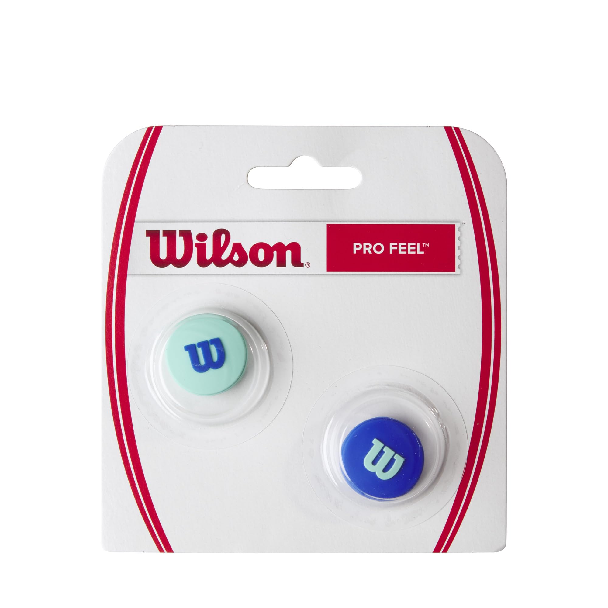 Wilson Amortiguadores de Tenis Ultra Pro Feel Pack de 2, Ultra Pro Feel Dampener, Impactos reducidos, Vibraciones equilibradas, Agarre cómodo, Fácil de Colocar, Diseño Elegante