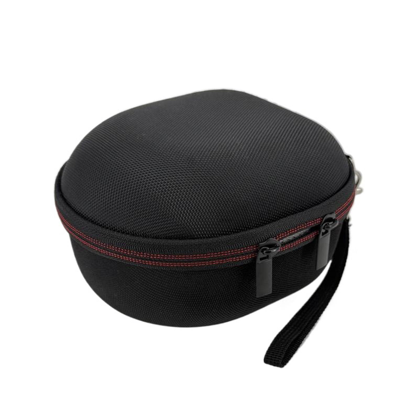 fexxkg EVA Headphone Carrying Case Organiser Bag with Mesh Pocket for M40X M30X M20X MDR-7506 Accessories Black