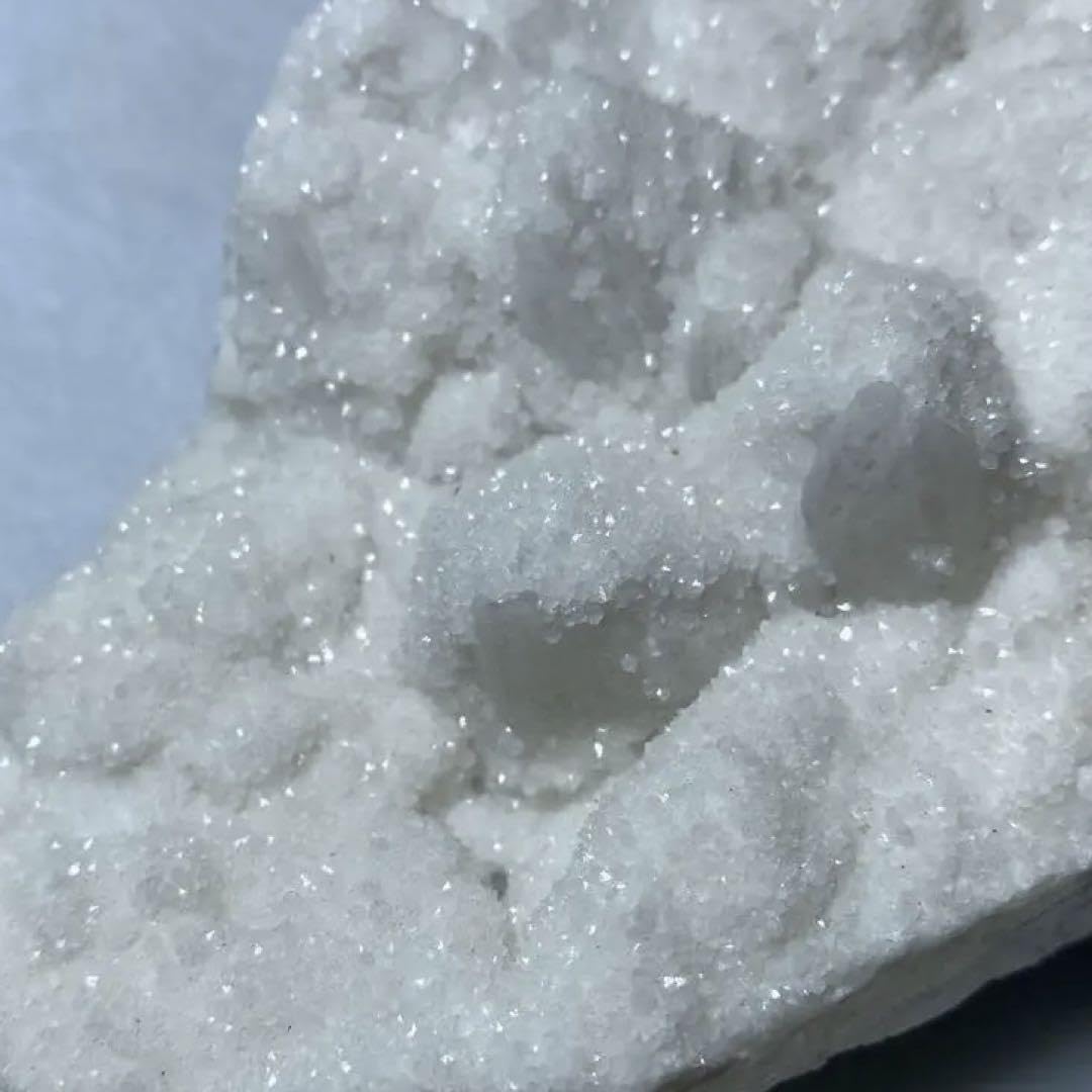 素晴らしい景観！スノーホワイトドゥルージーキャップ水晶クラスター③ 素晴らしい景観！スノーホワイトドゥルージーキャップ水晶