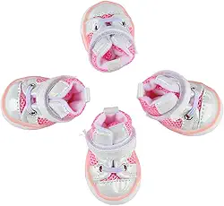 Generic Protetor de Pata de Cachorro, Sapatos de Sola Antiderrapante para Cachorro, Leve, Espessado e Elegante, Ajustável para Atividades Ao Ar Livre para Caminhadas