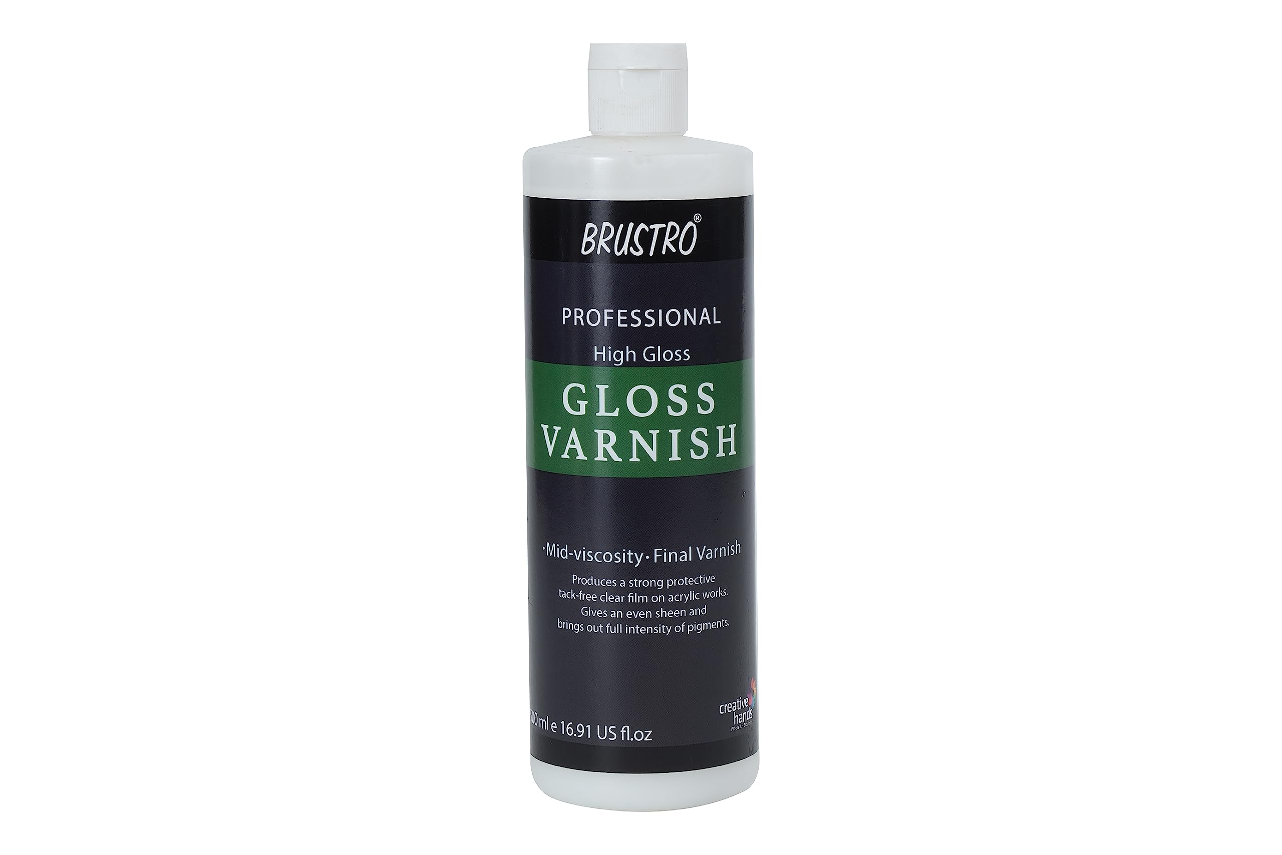 Brustro Artists Professional Varnish| High Gloss Finish|500ml| Apply with Brush |Perfect Coating on Acrylic Painting,Non-Yellowing,Transparent,Canvas,Paper, Artwork Protection. (B07NJ4K8J9) Amazon Price History, Amazon Price Tracker