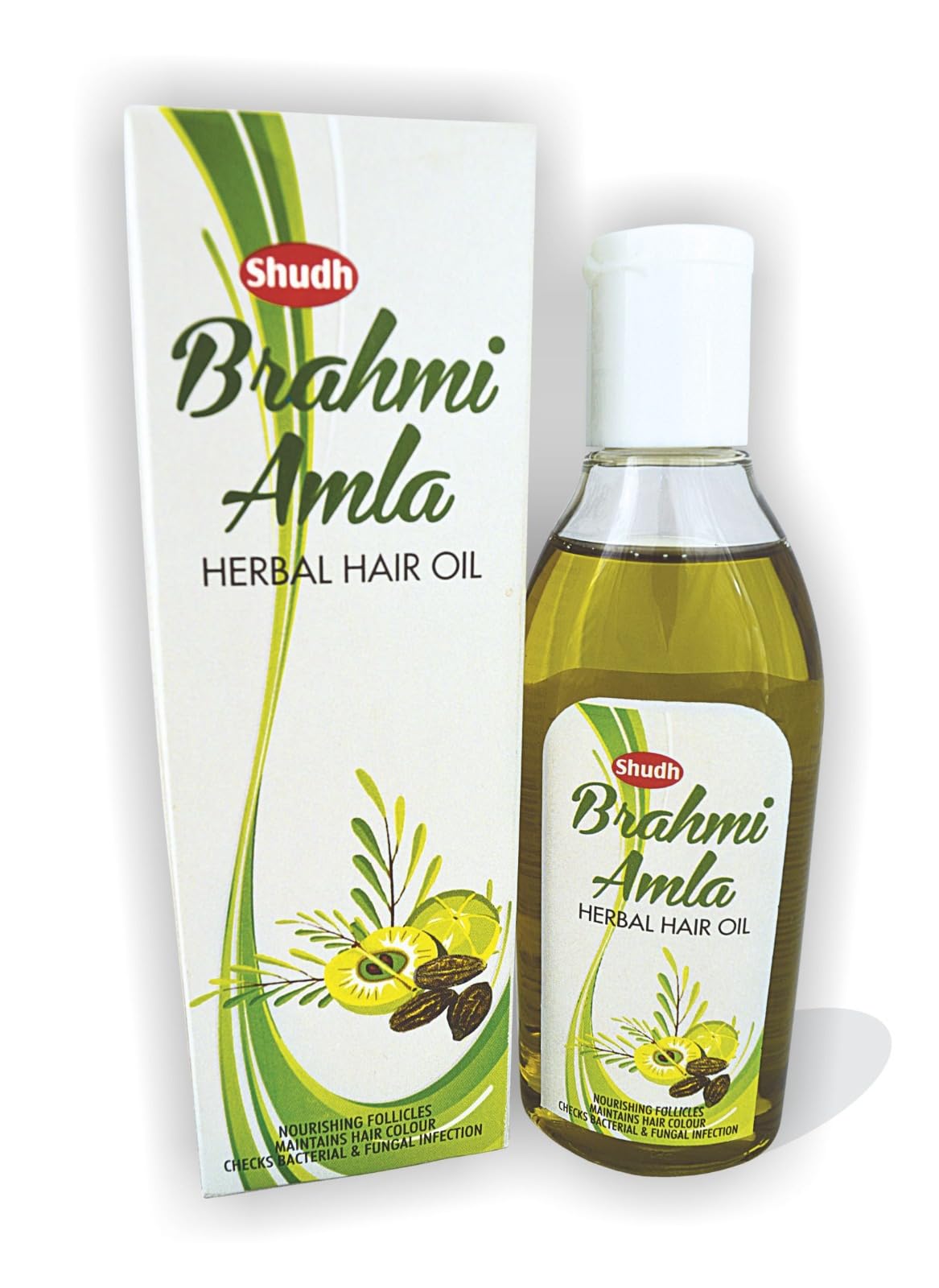 Param Shudh Brahmi Amla Herbal Hair Oil 100ml | Herbal Hair Oil with Brahmi & Amla Extracts | Nourishing Non-Sticky Hair Oil for Healthy Looking Hair & Scalp | Daily Hair Care | Pack of 1-image-21