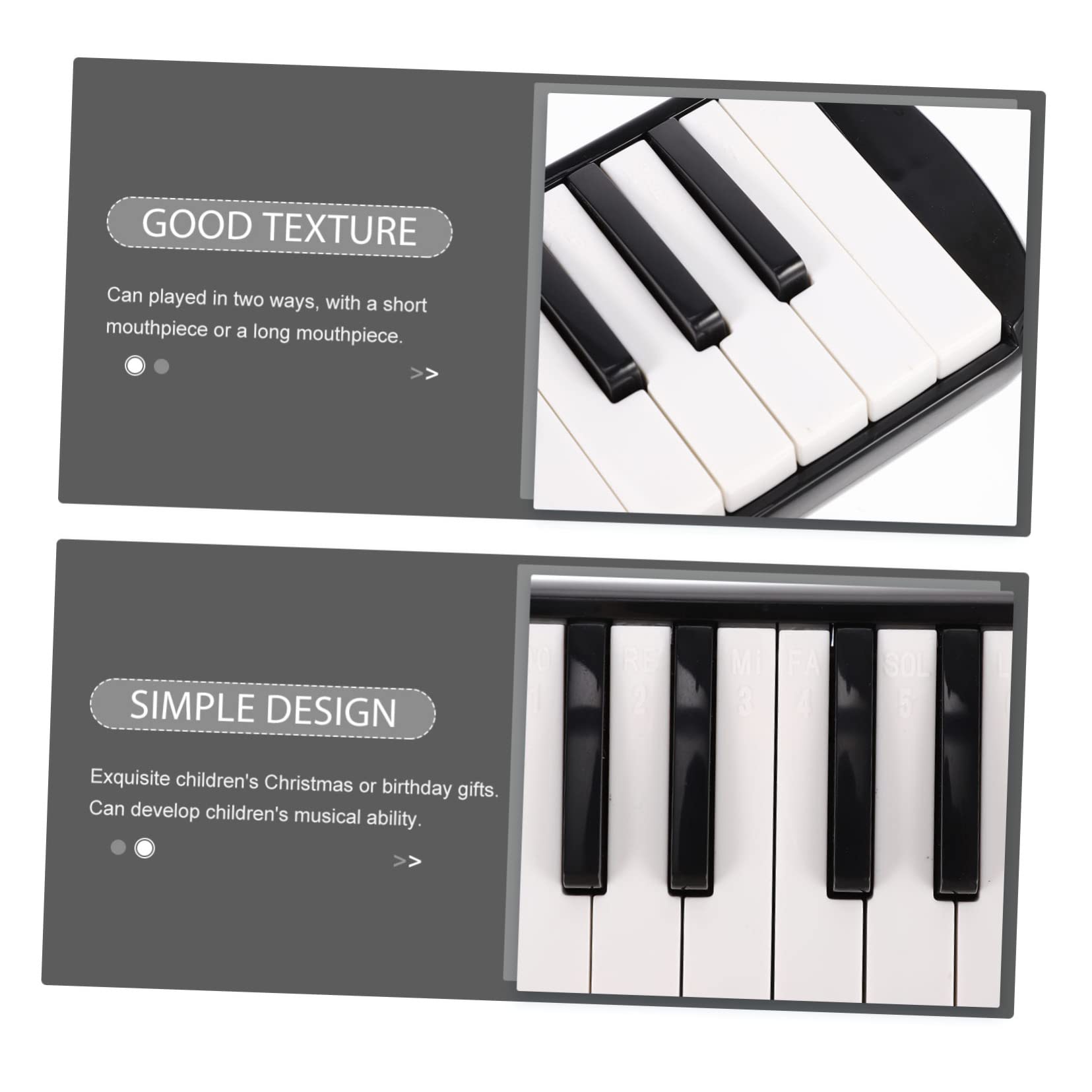 Melódica Profesional Teclas para Principiantes Adultos Instrumento Musical Portátil Seguro y Duradero para Aprendizaje Escolar y