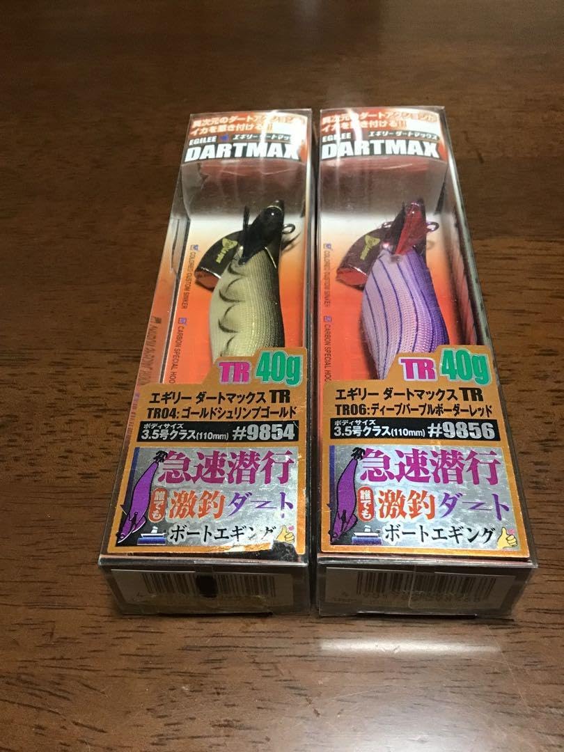 ダートマックスtr ゴールドシュリンプゴールド　ディープパープルボーダーレッド DAIWA（釣り） フィッシュリーグ エギリー・ダートマックス 30g