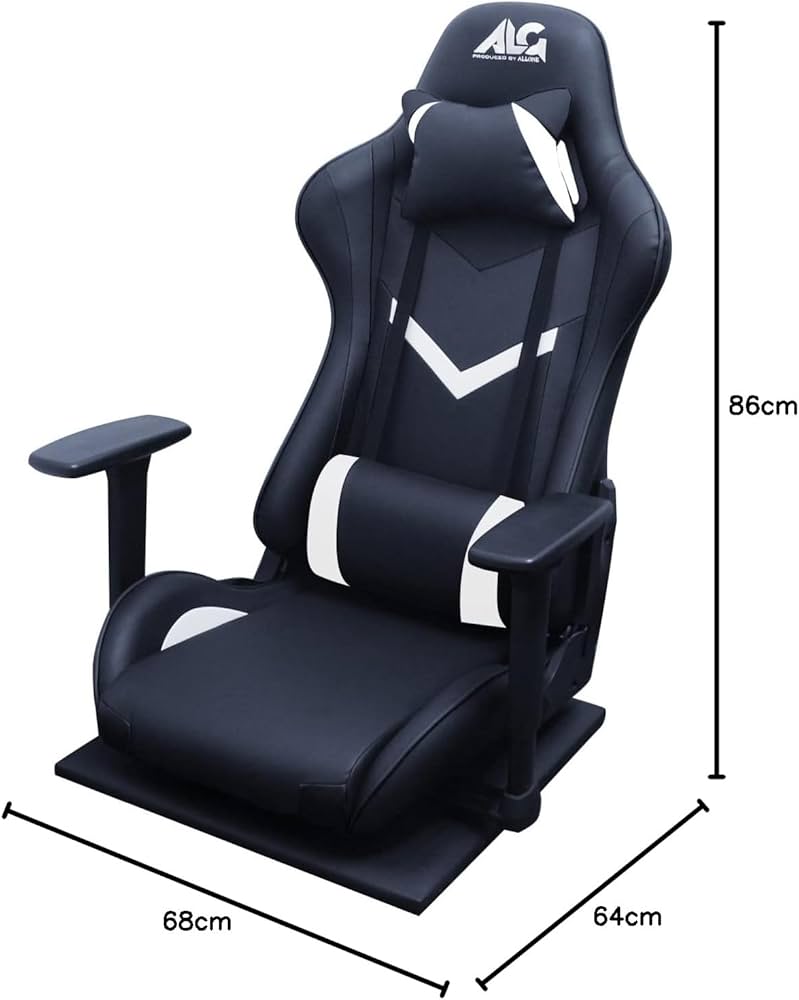 【新品/未使用】ゲーミング座椅子　ブラック 新製品】あぐらが組みやすい新感覚ゲーミング座椅子「AGRelux Z