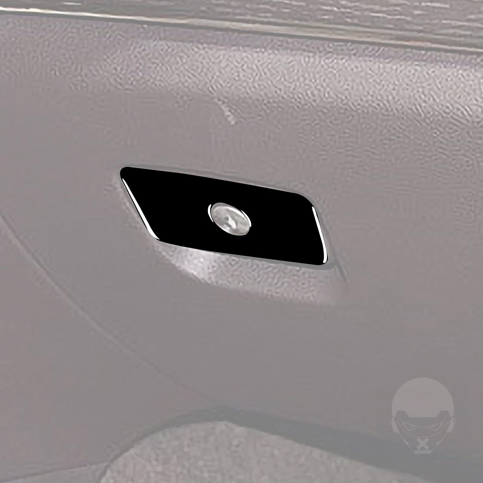 PJFUS Car Co-Pilot Storage Glove Box Panel Handle Switch Sticker Glossy Bright Piano Black Decal Interior Trim Sticker Compatible with Jeep Grand Cherokee WK2 2011-2021 Auto Decoration Accessories