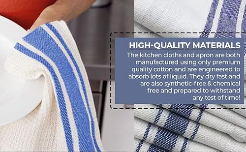 Gevaldik Mixed Pack of 10 Kitchen Towel's– Cotton, Large 20” x 30” (50cm x 76cm) Dish Towels - Ultra Absorbent, Durable, Washable - Cosy Home Interiors Gevaldik Mixed Pack of 10 Kitchen Towel's– Cotton, Large 20” x 30” (50cm x 76cm) Dish Towels - Ultra Absorbent, Durable, Washable - Image 4