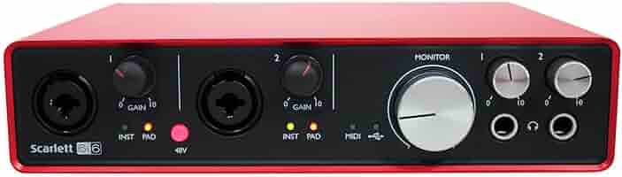 FOCUSRITE Scarlett 6i6 G2 オーディオインターフェイス FOCUSRITE ( フォーカスライト ) Scarlett 6i6 G2 オーディオ