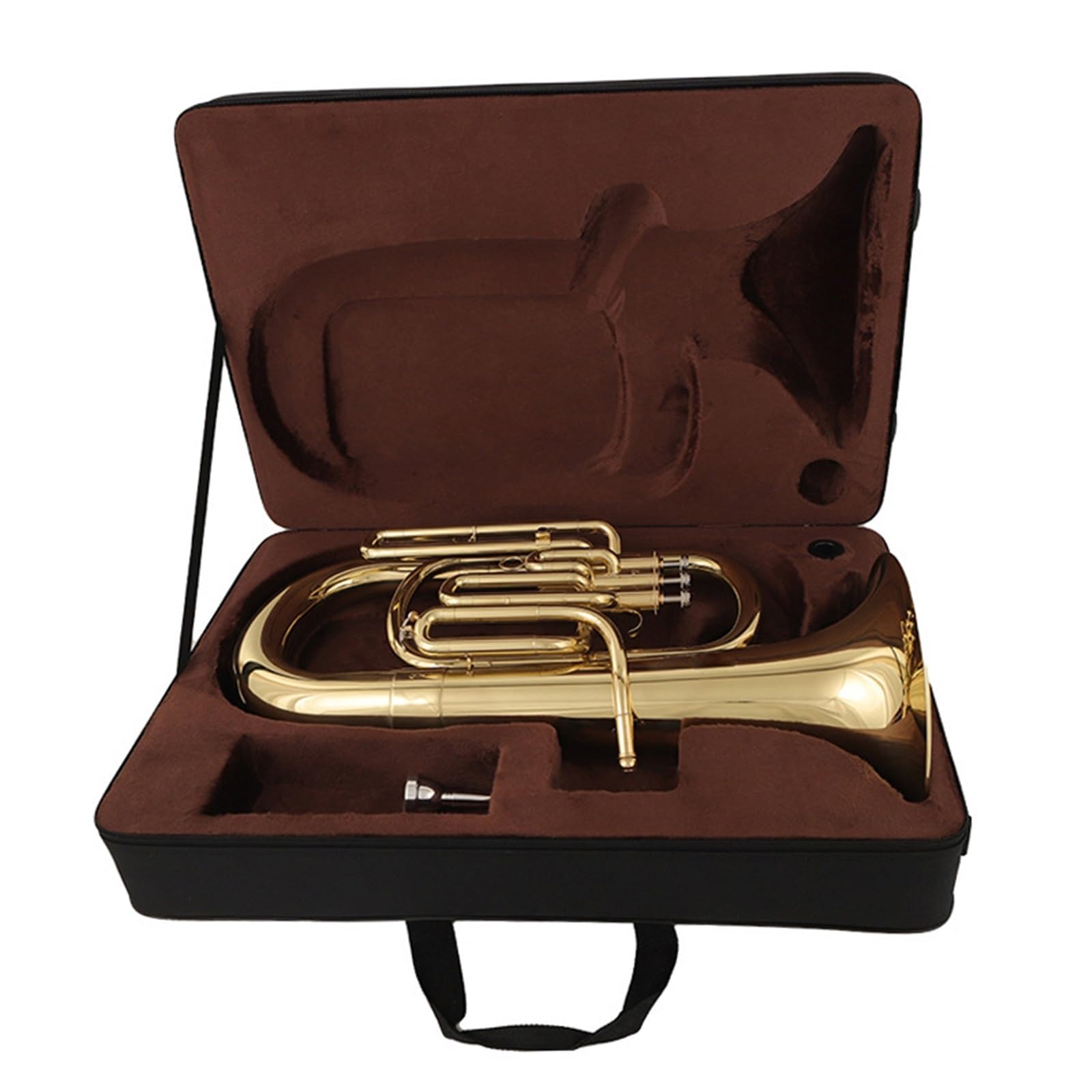 Eufonium Instrumenty Muzyczne Profesjonalne Instrumenty Muzyczne Z Mosiądzu Euphonium Bb Tone Początkujący Dorośli Ćwiczą Grę