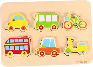 Toyvian 1 Conjunto De Quebra-Cabeça Forma Classificador Brinquedo Geometria Brinquedos Para Criança Menino Brinquedos Cognitivos Brinquedo Para Crianças Carros Brinquedos Crianças