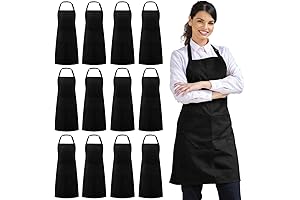 Syntus Painting Aprons 12 Pack for Artists, Bulk