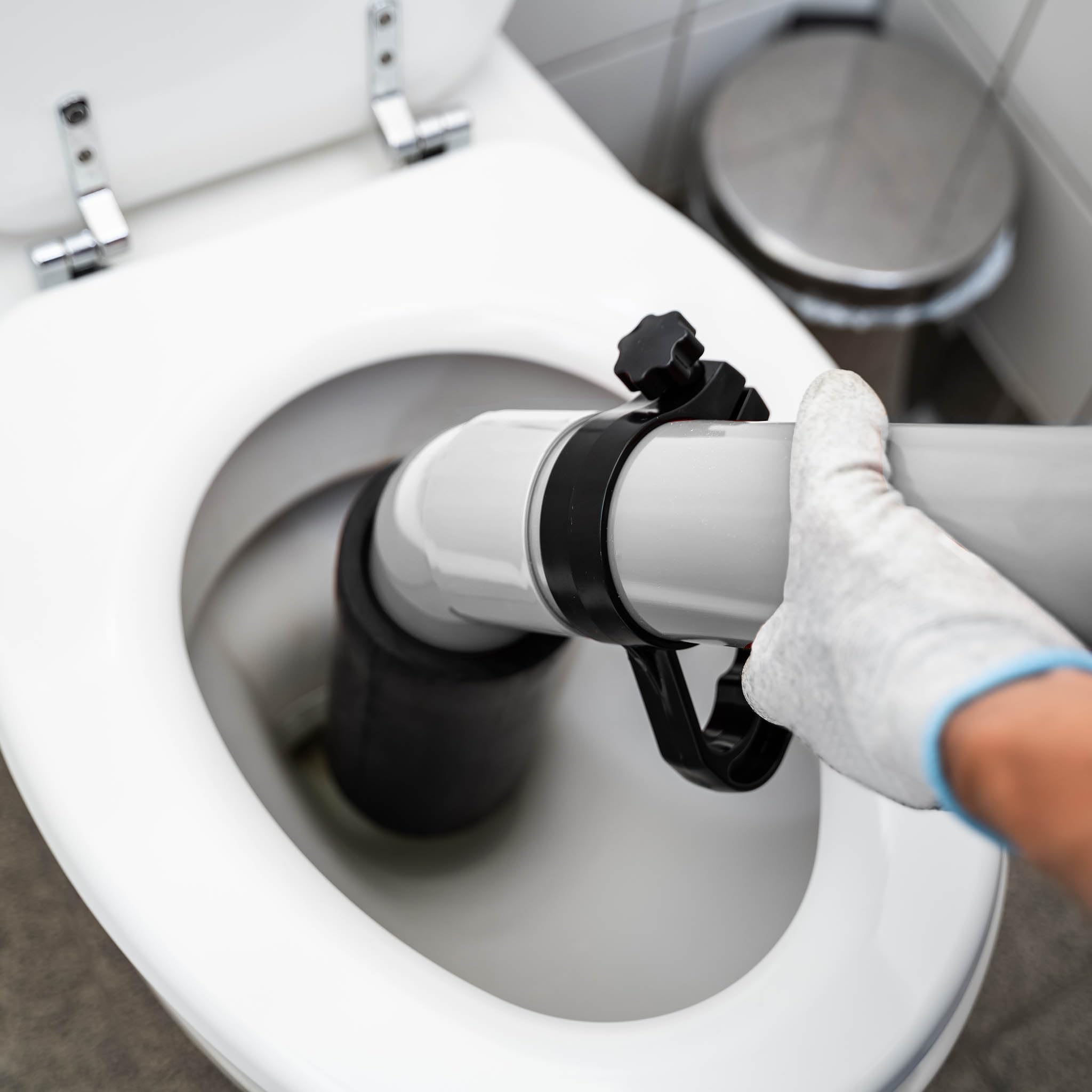 Wiltec Hochdruck Rohrreinigungspumpe zur schnellen Rohrreinigung Abflussreiniger Bad WC