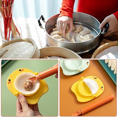 Miniatura 6 de Dumpling Maker Monsters Dumpling Mold Dumpling Making Set para cocina fiesta y familia