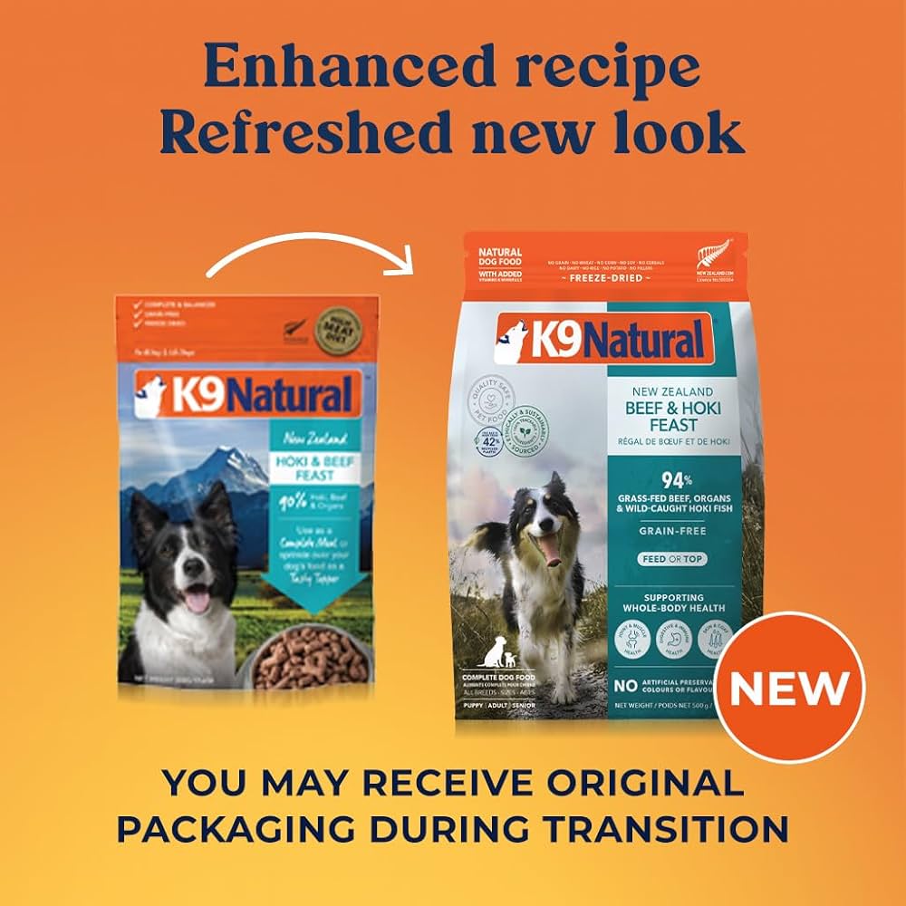 k9 ナチュラル　ビーフ＆ホキフィースト　500g・ラムフィースト500g K9ビーフ・フィースト｜ドッグフード｜K9ナチュラル公式通販サイト