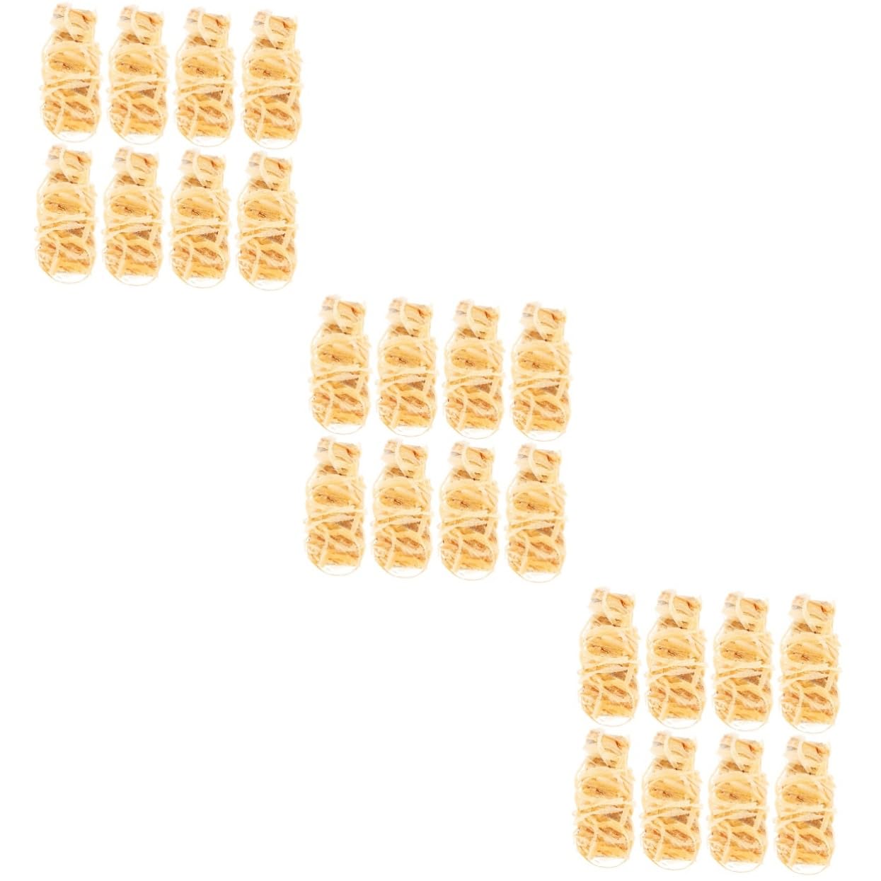 GALPADA 3sets Portable Outdoor Fire Camping Firewood Strips for BBQ Grill Emergency Hiking 8pcs*3