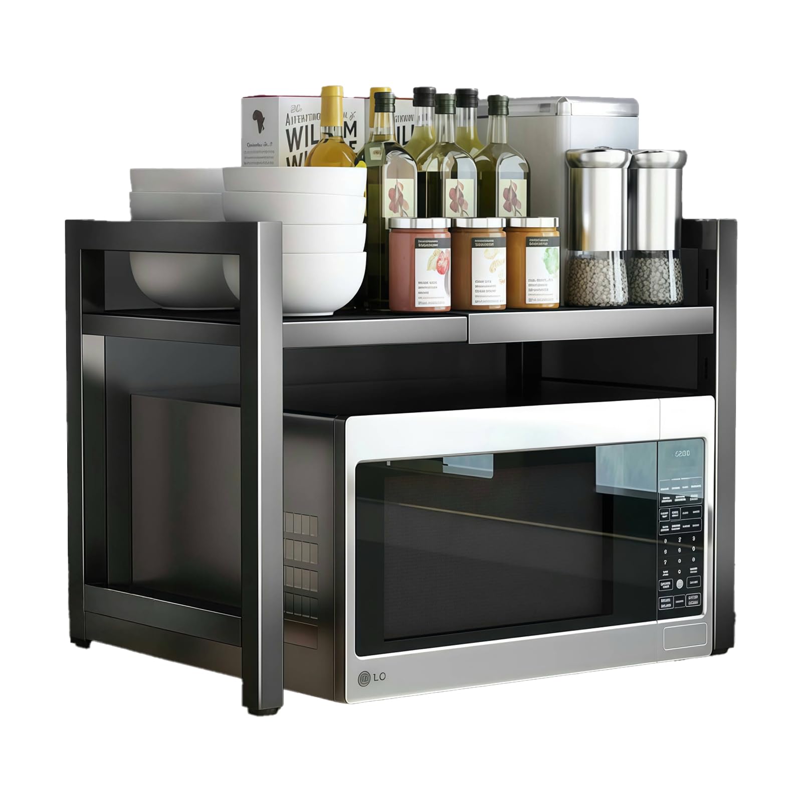 Amazon.co.jp: [Geegood] レンジ上ラック レンジ台 トースター