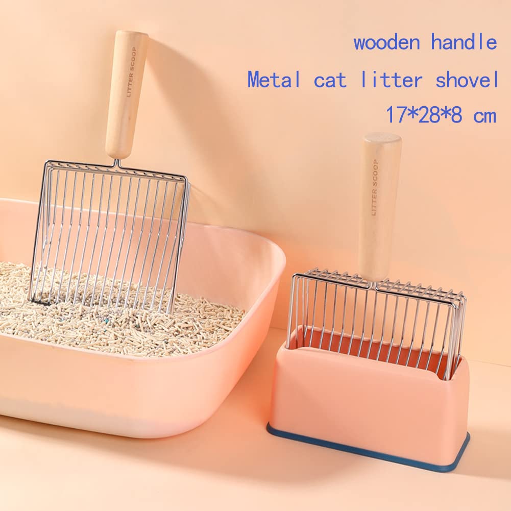 Paletta Per Lettiera Gatti Con Base - Plastica ABS, Facile Da Pulire, Design Pratico - Foto 10