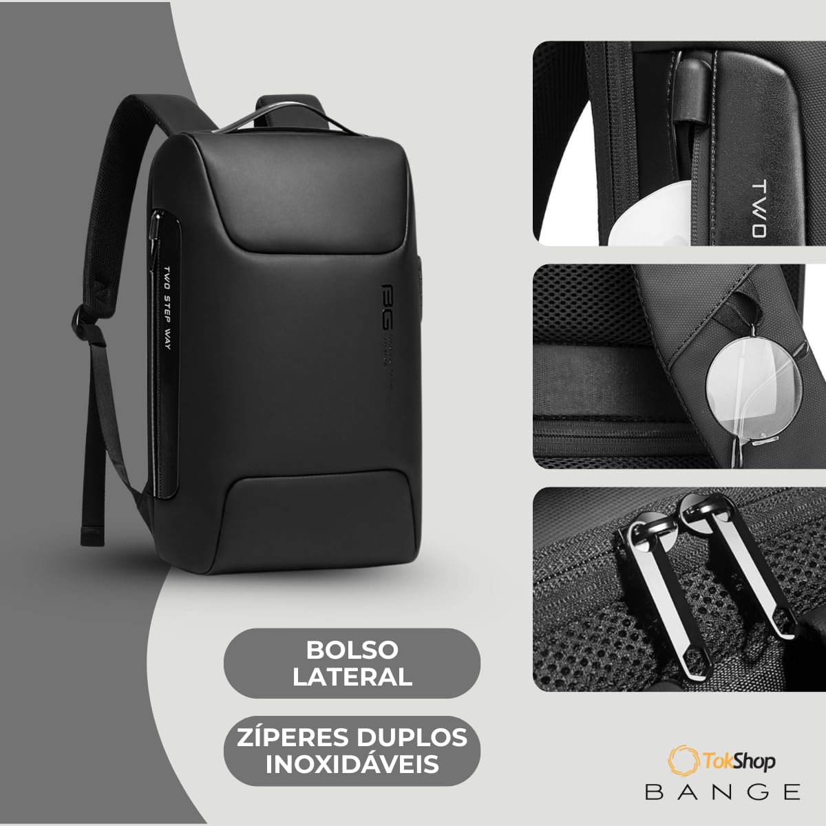 BANGE – Mochila Masculina Executiva Antifurto Impermeável – Para Notebooks de Até 15.6 Polegadas, Possui Trava e Código – Detalhes em Couro Legítimo, Capacidade 30 Litros,… em promoção! Veja a oferta e mais achadinhos de Mochilas & Pastas Masculinas 9 Hoje é o melhor dia para comprar BANGE – Mochila Masculina Executiva Antifurto Impermeável – Para Notebooks de Até 15.6 Polegadas, Possui Trava e Código – Detalhes em Couro Legítimo, Capacidade 30 Litros,… com aquele preço maroto! Promoção! Aproveite a oferta! 9