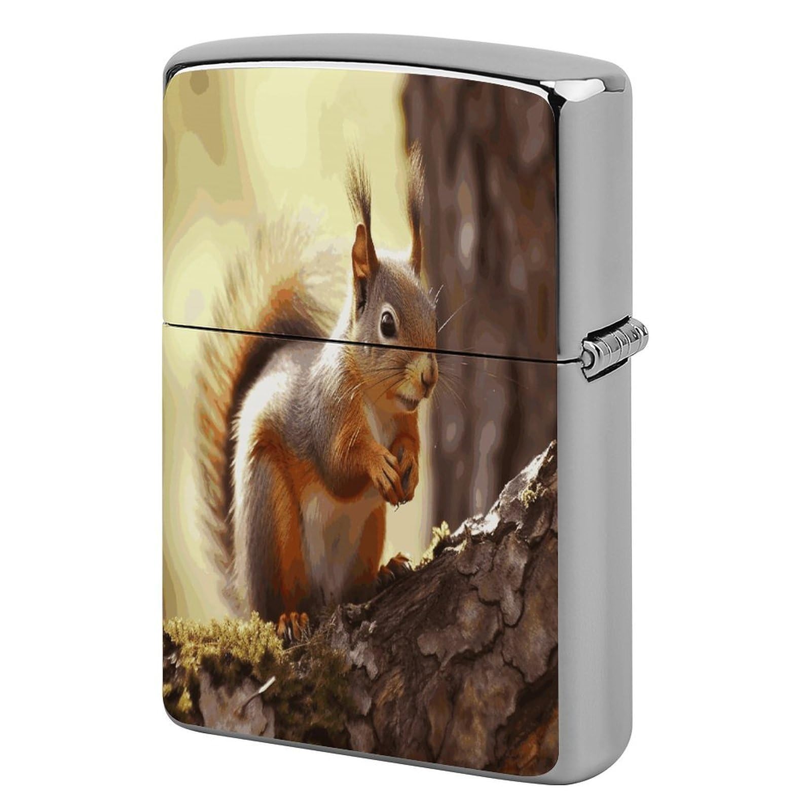 Fekiloot Style Funny Squirrel1 Lighter Case Cover Lighter Holder