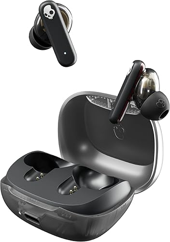 Miniatura 13 de Skullcandy Smokin' Buds - Auriculares inalámbricos, auriculares Bluetooth, ajuste de aislamiento de ruido, batería de hasta 20 horas, IPX4 Negro