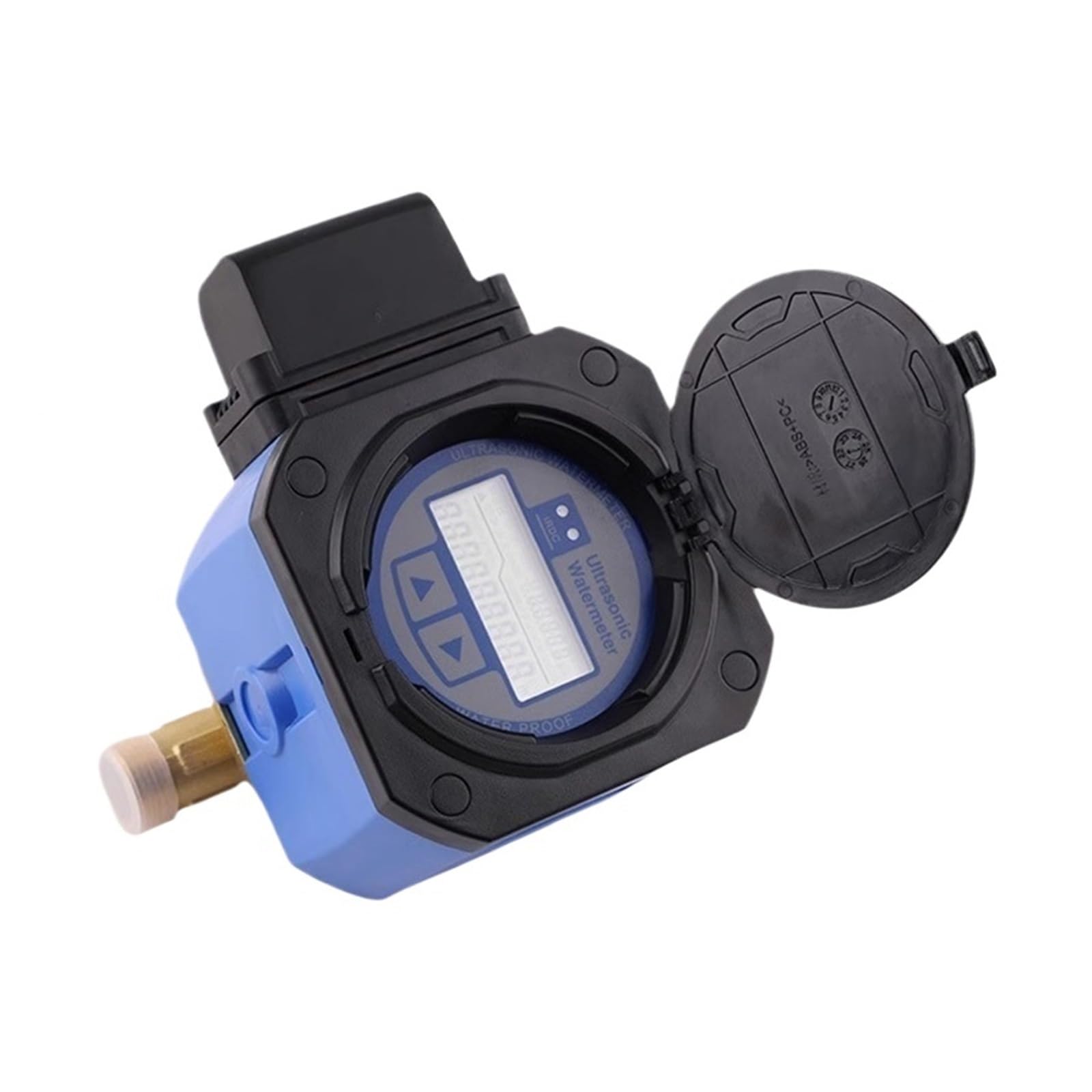 KSZHZYMGX ASW-1 RS485 Water Meter Small Diameter DN15-40mm Pipe Liquid Flowmeter Digital Water Meter(DN32)