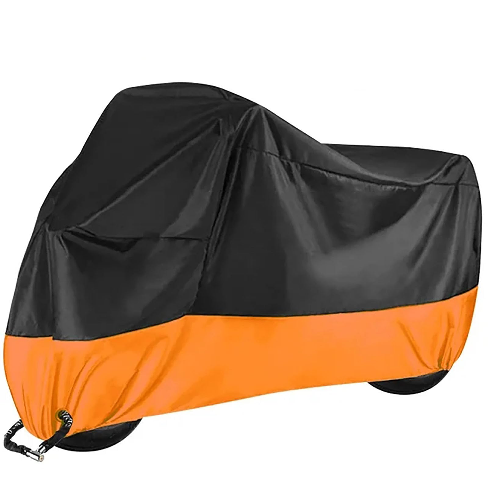 Pokrowiec motocyklowy do Triumph Tiger 900 Tiger-900 Rally Pro, odporny na słońce elastyczny i oddychający pył z otworem blokada antykradzieżowa, S