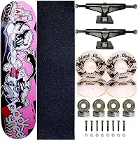Black Sheep, Skate Completo Shape Marfim Black Sheep 8.0 Pink Sheeps