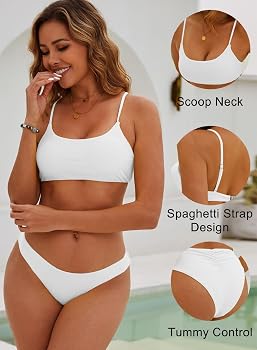 MAILLOT DE BAIN Femme Vintage 1950's Taille Haute Ruched Bas de Bikini MAILLOT DE BAIN Femme Vintage 1950's Taille Haute Ruched Bas de Bikini