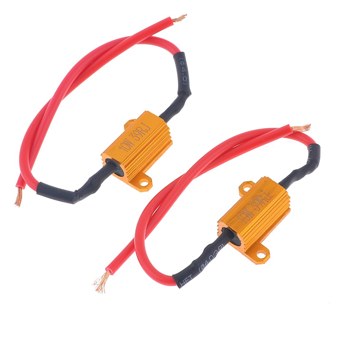Resistenza In Alluminio 100W 15 Ohm - Bobinata, Tolleranza 5% - Gialla - Per Convertitori E LED, Sostituzione 100W 15RJ - 2