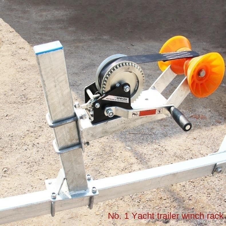 Soporte de winch para remolque náutico, 1200 lbs miniatura 6