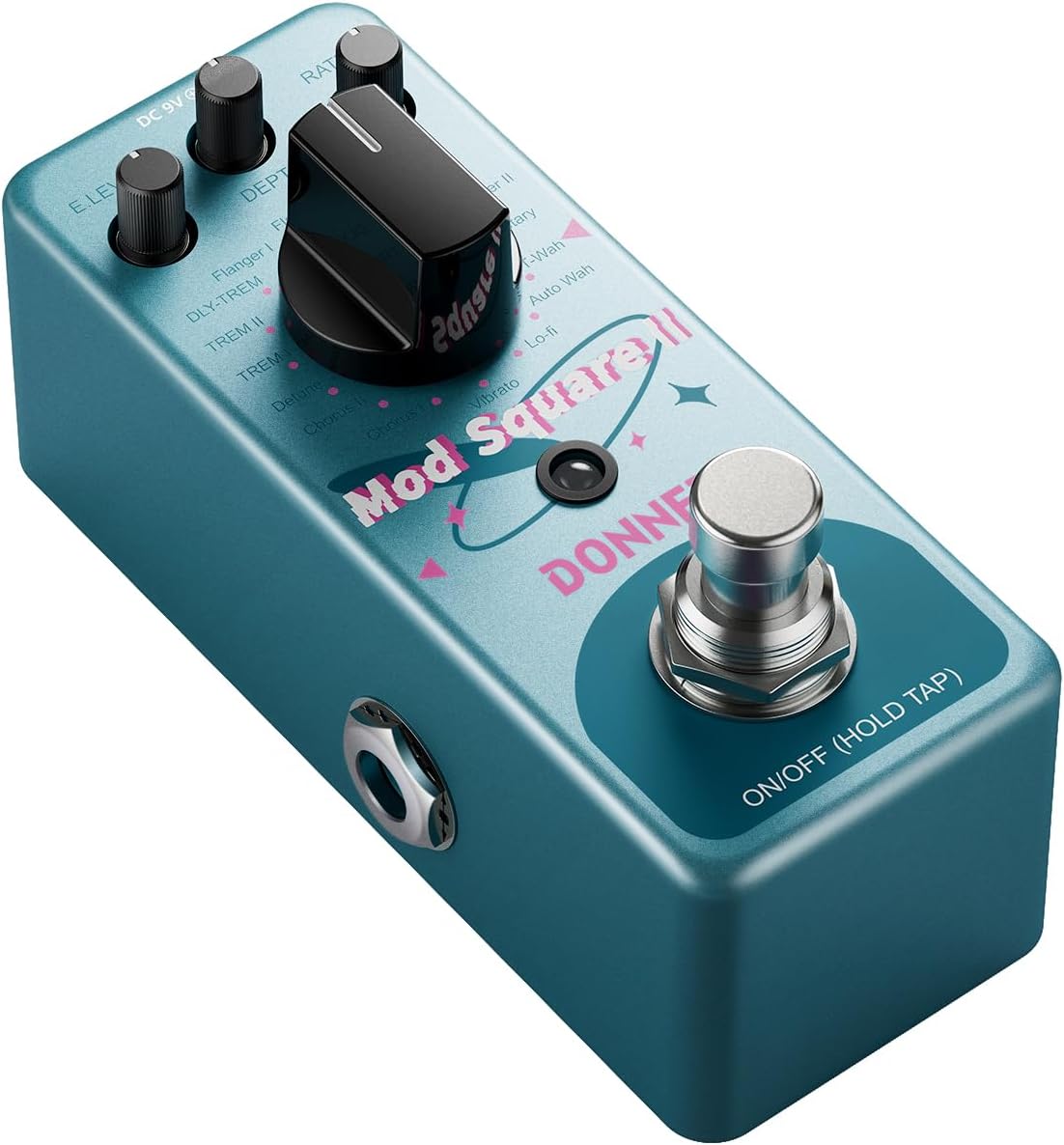 Donner Modulation Pedal Mod Square Ⅱ for Pedal Boards, Effects Chorus