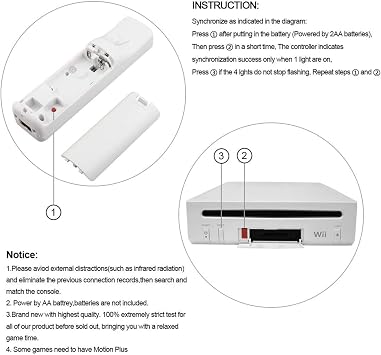 Mribo Wii Remote Controller, Replacement Remote Game Controller with Silicone Case and Wrist Strap for Nintendo Wii and Wii U
