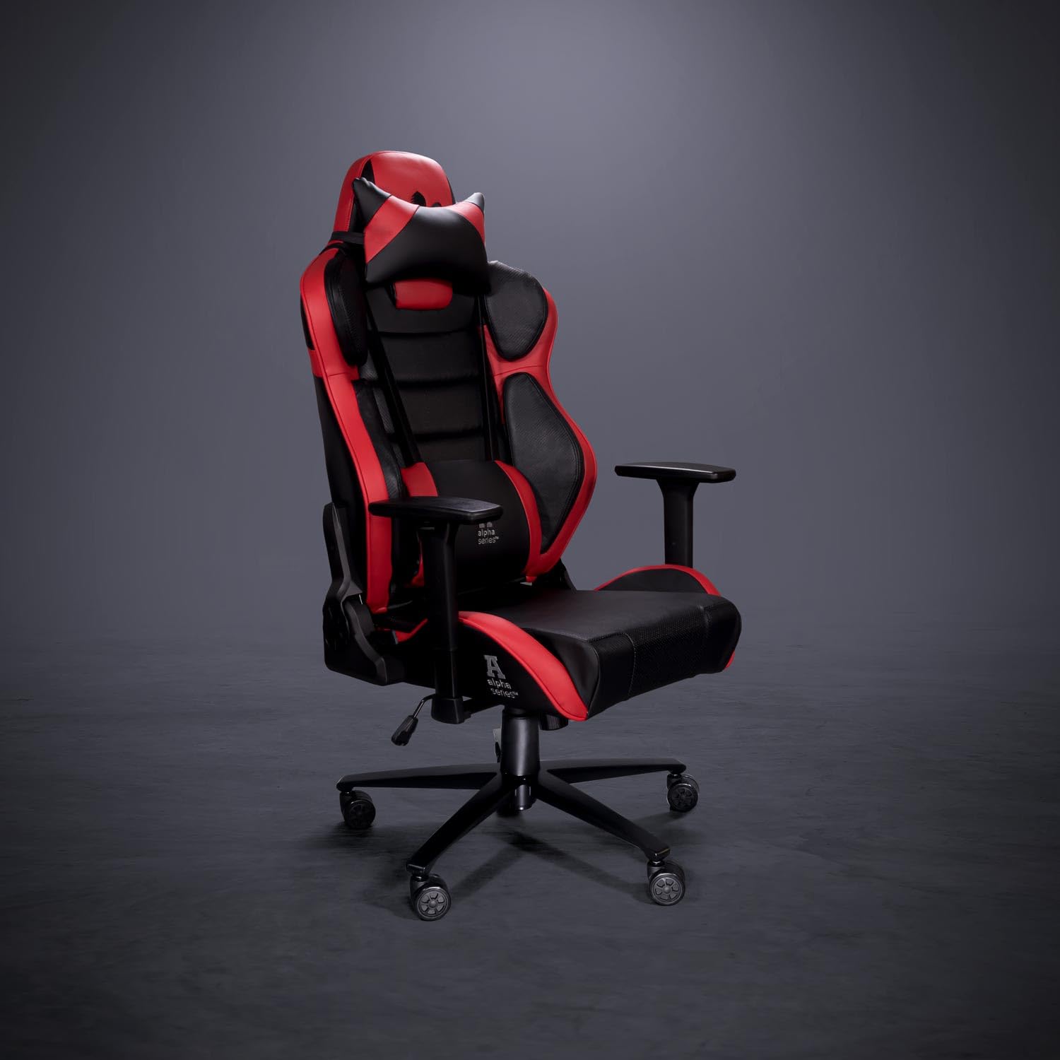Fotel Gamingowy Skórzany | Ergonomiczne Krzesło Dla Gracza, Poduszka Lędźwiowa i Zagłówek, Regulowane Podłokietniki, Oparcie Do 150°, Udźwig 130 kg
