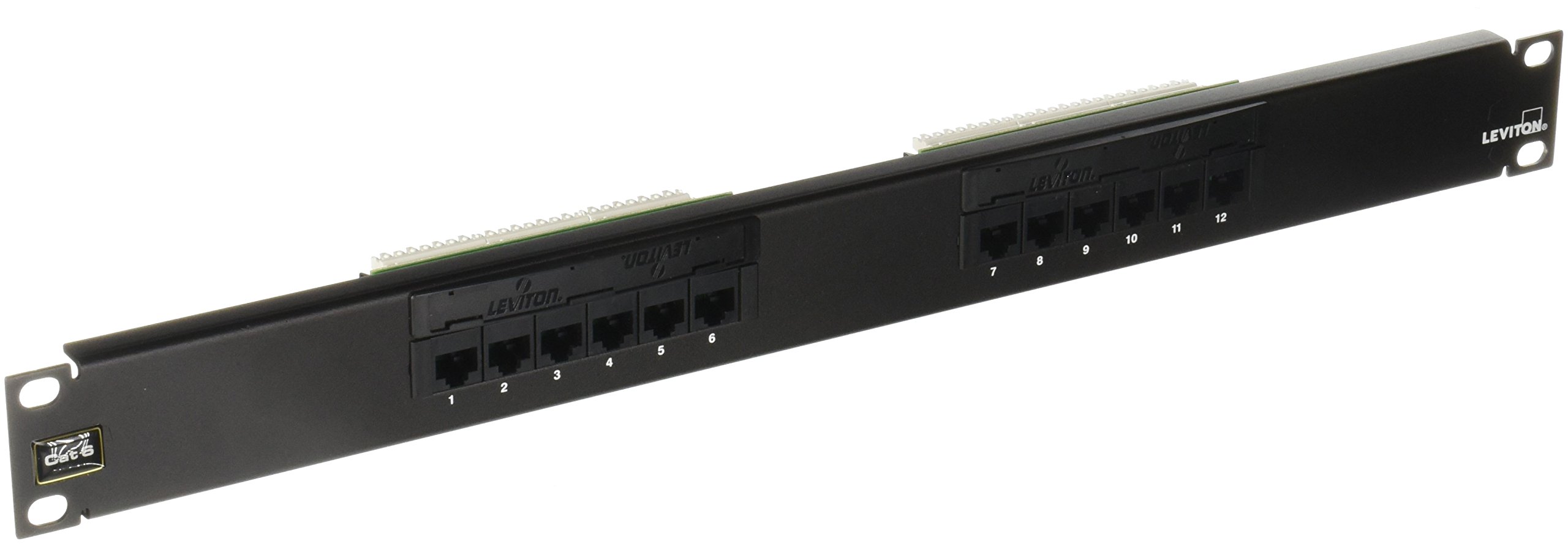 Amazon.com: Leviton eXtreme Cat 6+ Flat 110-Style Patch Panel, 1RU