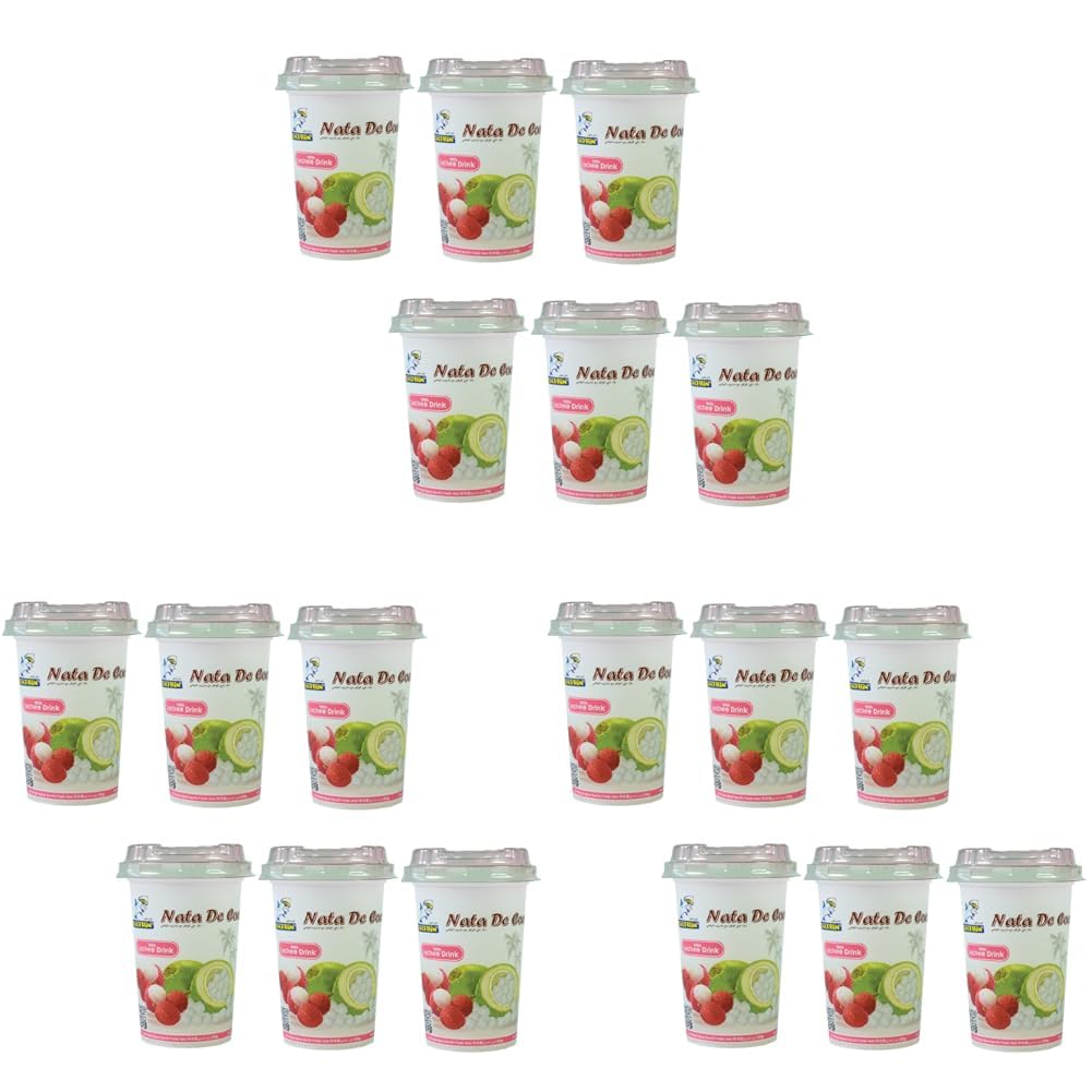 Captain Dolphin Lychee Drink with 50% Nata De Coco | Pack of 18 x 270g-image-7