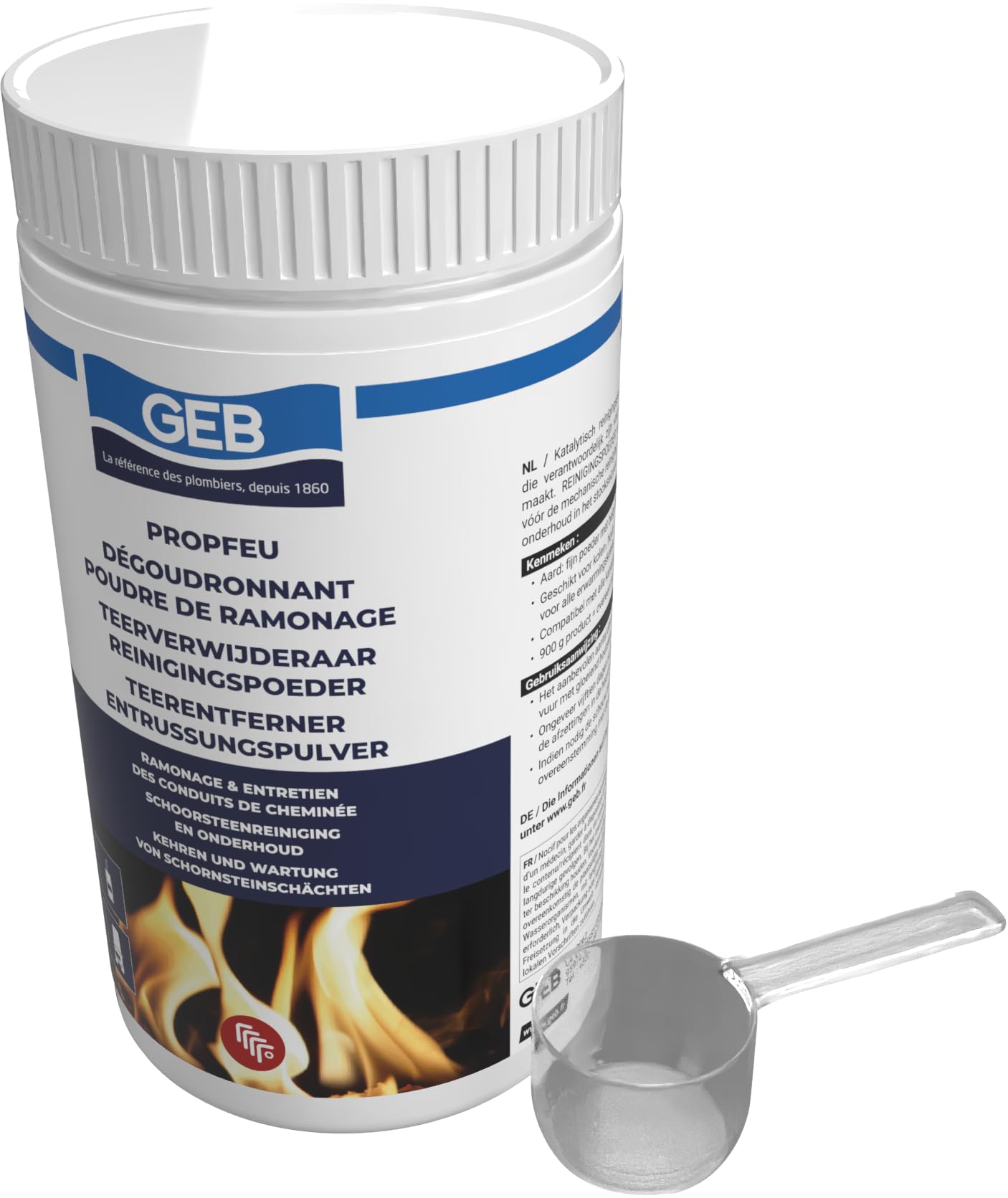 GEB 821502 Propfeu Poudre Pot 900 g Clair