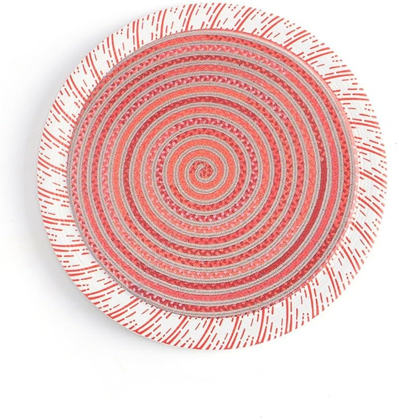 Coffee Tea Juice Milk Placemat Circular Family Table Insulated Gift(E)