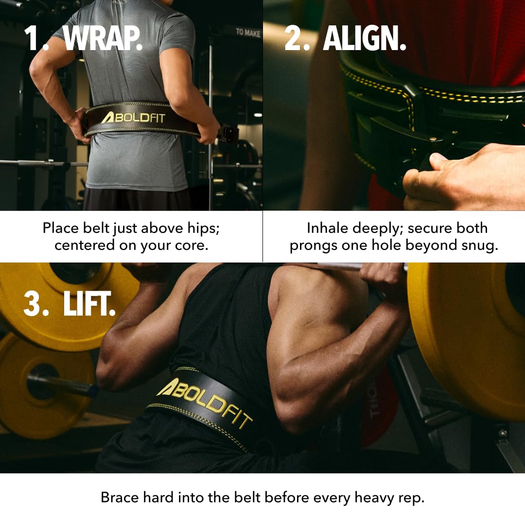 Boldfit Powerlifting Belt - Heavy Duty Support -10