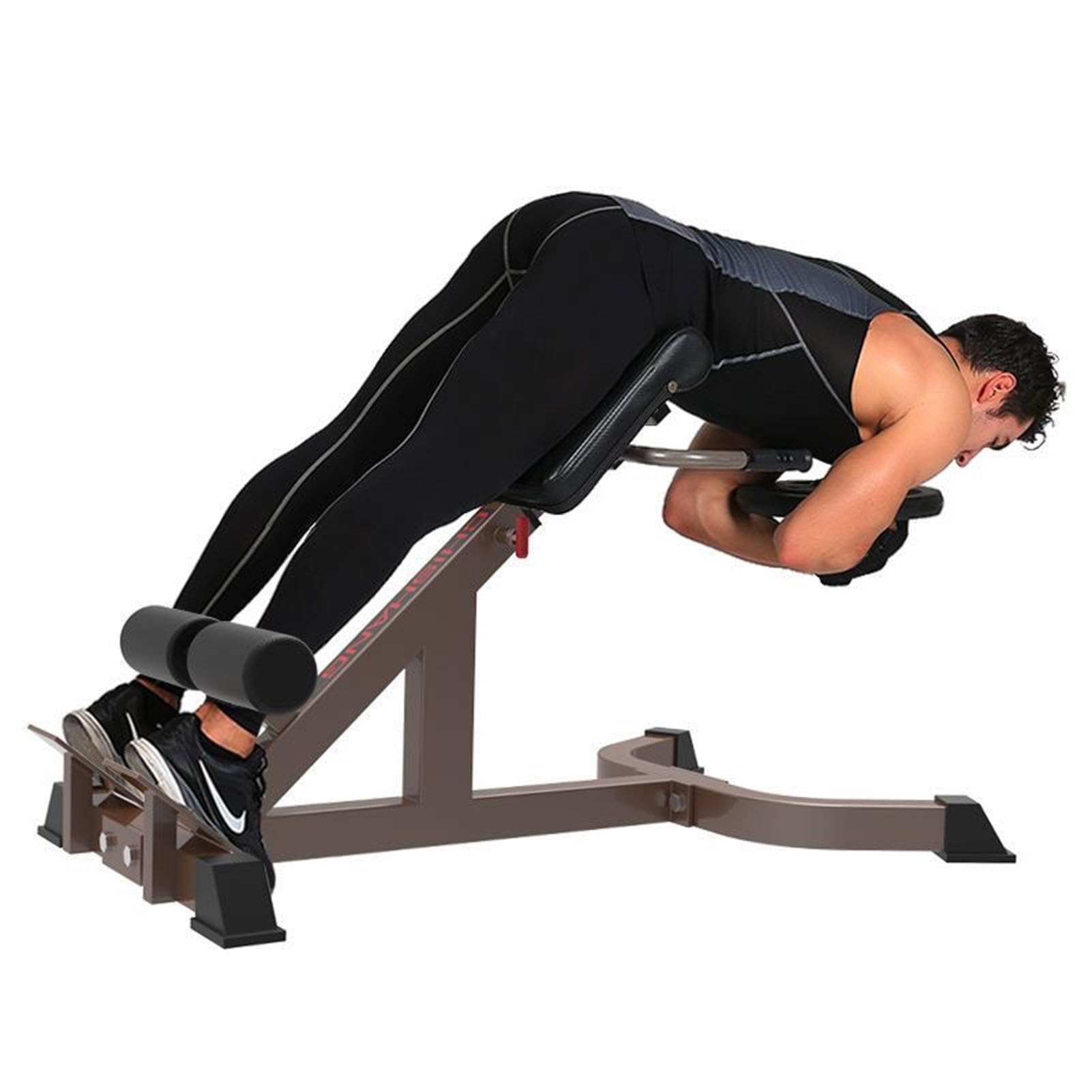 Multifunzione sedia romana estensione della schiena macchina iperestensione panca addominali esercizio forza gambe trainer for palestra domestica altezza regolabile capacità massima 300 kg