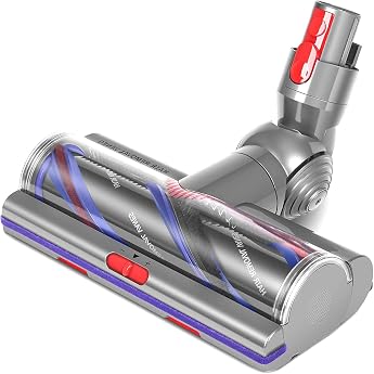 V11 Floor Nozzle for Dyson V15 V10 V8 V7 SV10 SV11 SV12 SV14 SV15 Torque Drive Brush Anti-Tangle Adjustable Suction Power Electric Floor Brush Hard Floor and Carpet Replacement Brush